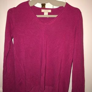 Dark pink sweater